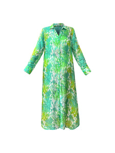 Garden Green Shirt Dress - Resort Collection