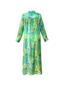 Garden Green Shirt Dress - Resort Collection