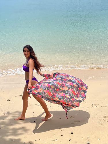 Tahiti Pareo w Tassels 105x150cm - Resort Collection
