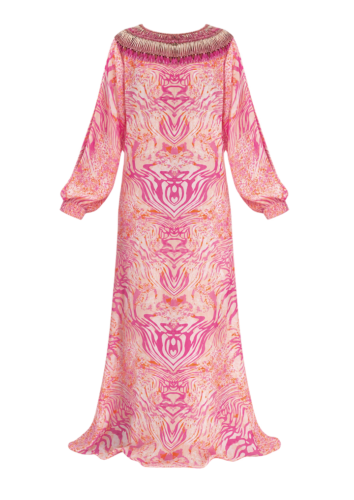 JENNY Front Slit Kaftan - Resort Collection