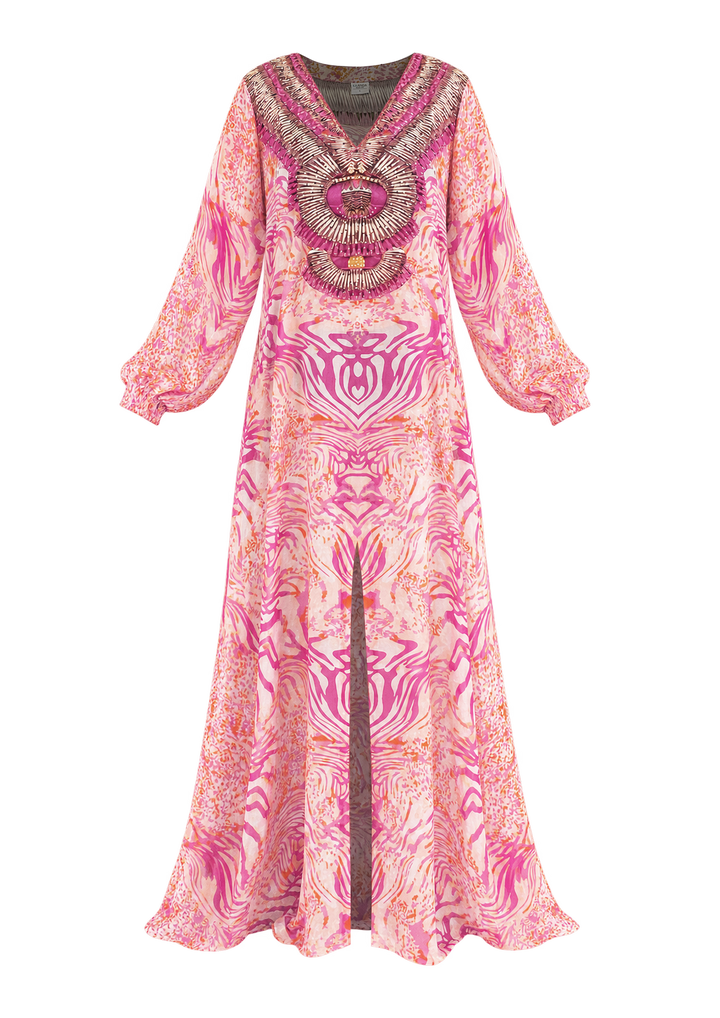 JENNY Front Slit Kaftan - Resort Collection