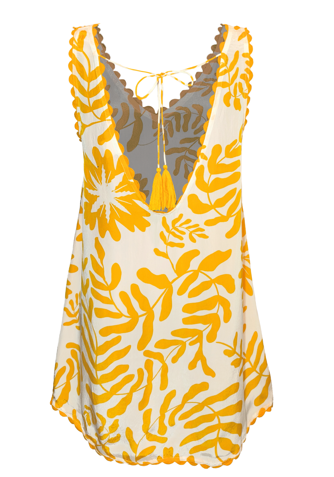 Lemonade Scallop Mini Dress - Resort Collection