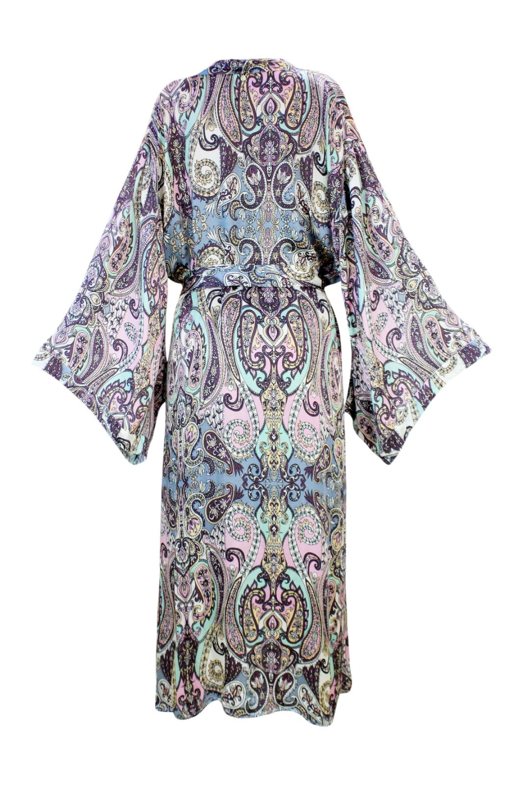 Maroon Maxi Kimono - Resort Collection