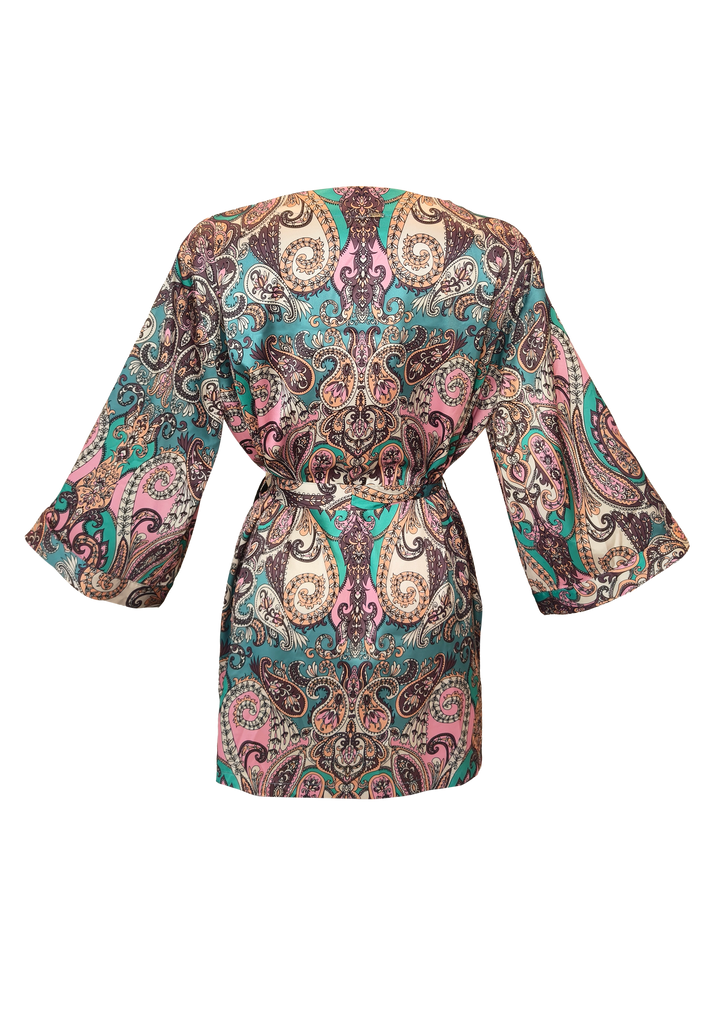 Maroon Hedda Kimono - Resort Collection