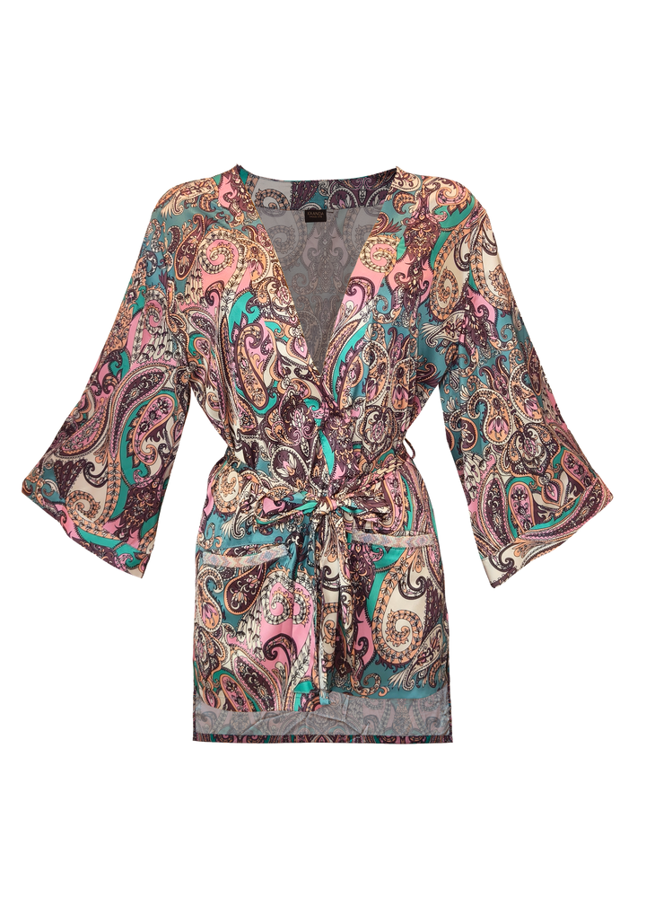 Maroon Hedda Kimono - Resort Collection