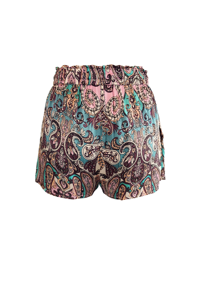 Maroon Hedda Short - Resort Collection