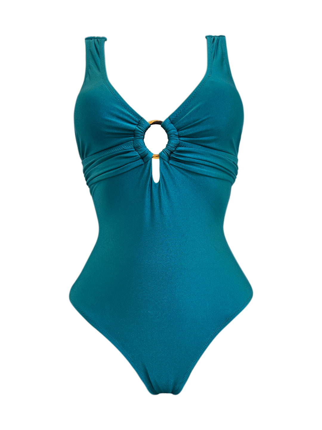Midnight Oil Halter Ring Onepiece