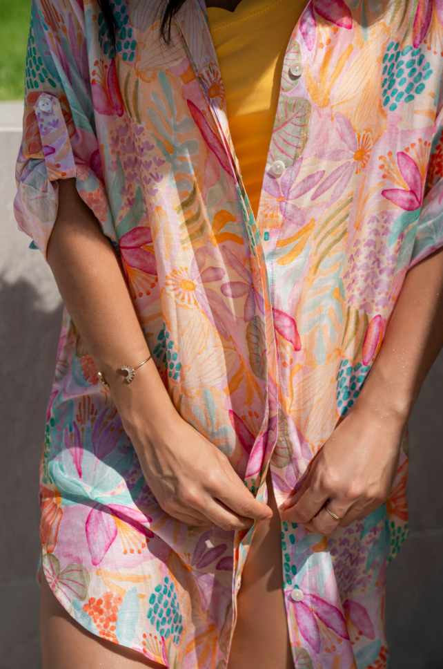 Noa Tunic Shirt Dress - Resort Collection