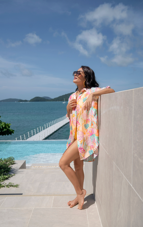 Noa Tunic Shirt Dress - Resort Collection