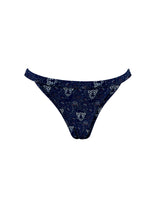 Load image into Gallery viewer, Navy Blue Panther Banded Bottom