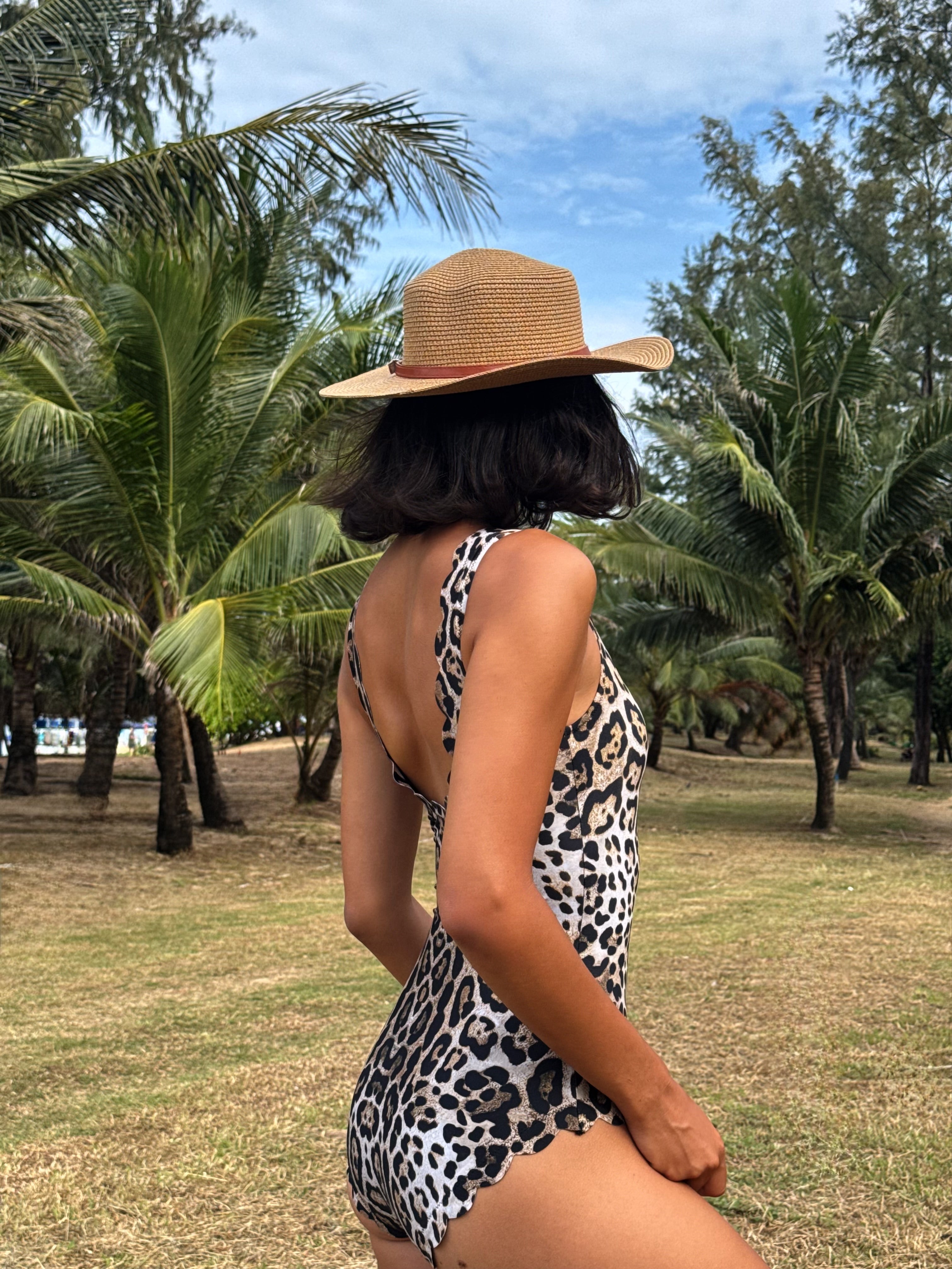 Venus Cheetah Tank One Piece – KAANDA beach life