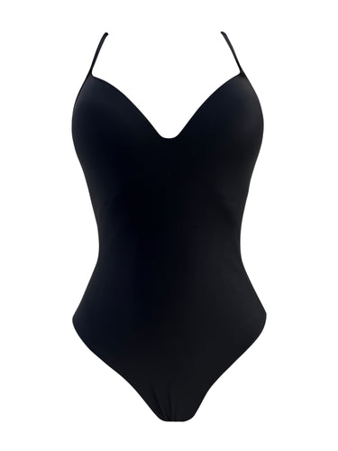 KAANDA CLASSIC Schwarzer Push-Up-Einteiler