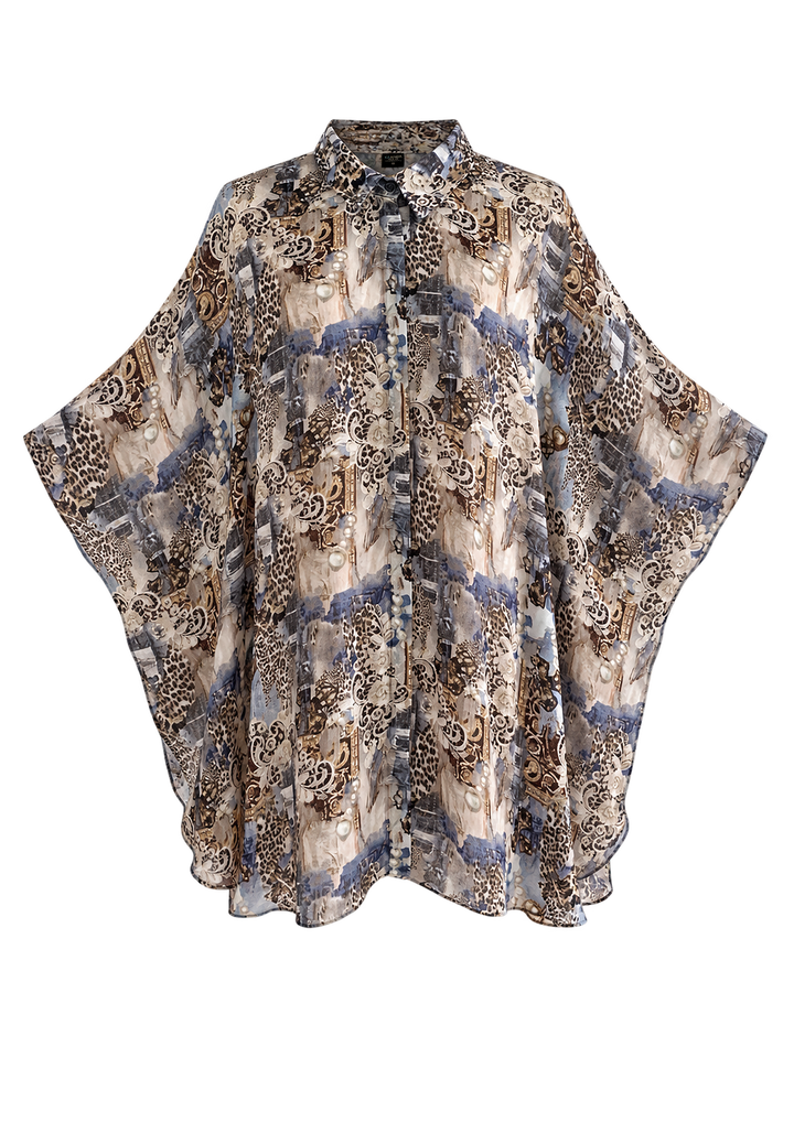 ROBBIE Captain Oversize Blouse - Resort Collection