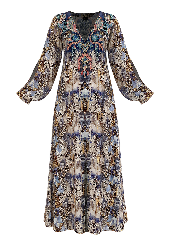 ROBBIE Front Slit Kaftan - Resort Collection