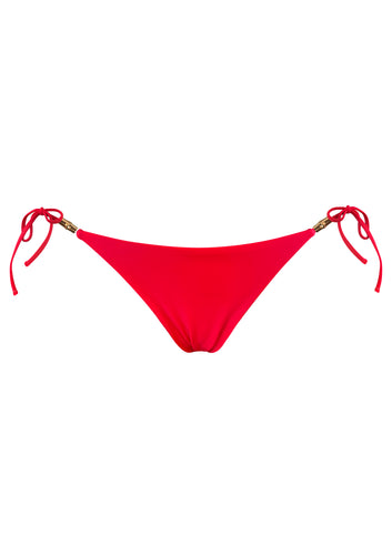 Red Butterfly Latin Tie Side Bottom W Bamboo Accessory