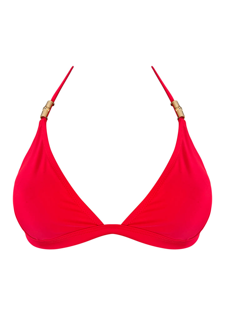 Red Butterfly Fixed Triangle Top W Bamboo Accessory and Removable Cups