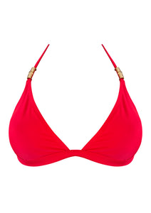Red Butterfly Fixed Triangle Top W Bamboo Accessory and Removable Cups