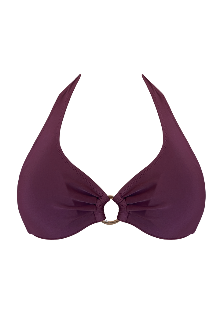 Sangria Soul UW Halter top w Removable Cups