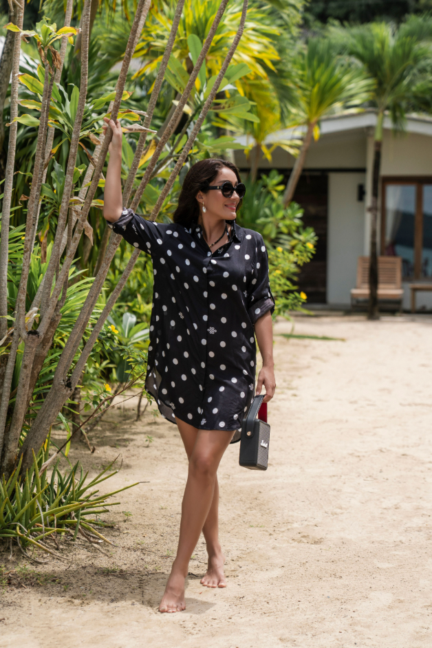 Sophia Tunic Shirt Dress - Resort Collection