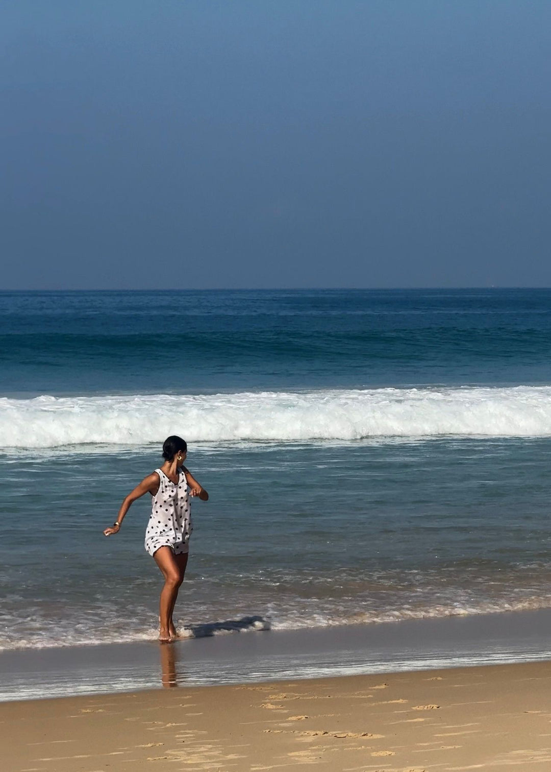 Sophia Scallop Mini Dress - Resort Collection