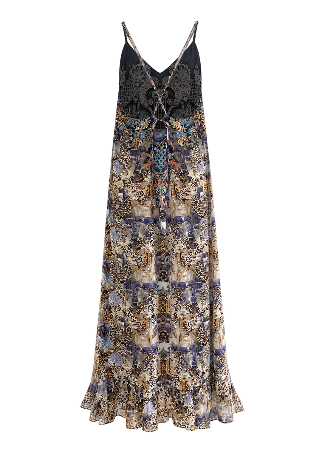 ROBBIE Spaghetti Dress-Resort Collection