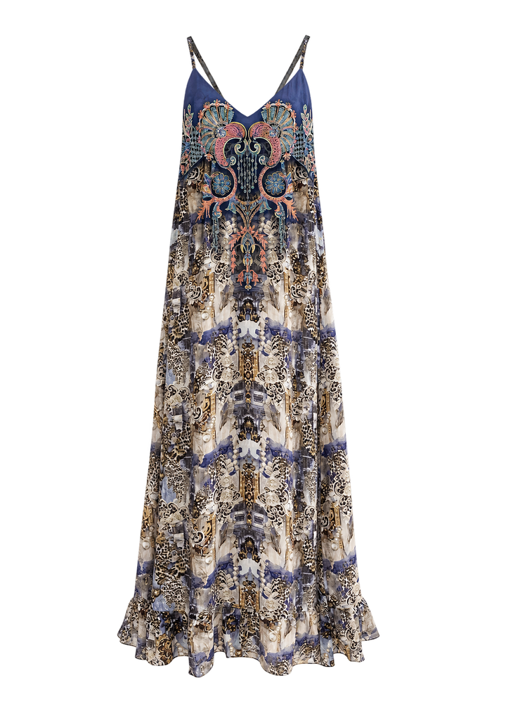 ROBBIE Spaghetti Dress-Resort Collection