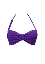 Cargar imagen en el visor de la galería, Tahiti Crinkle Bandeau Top w Removable Strips