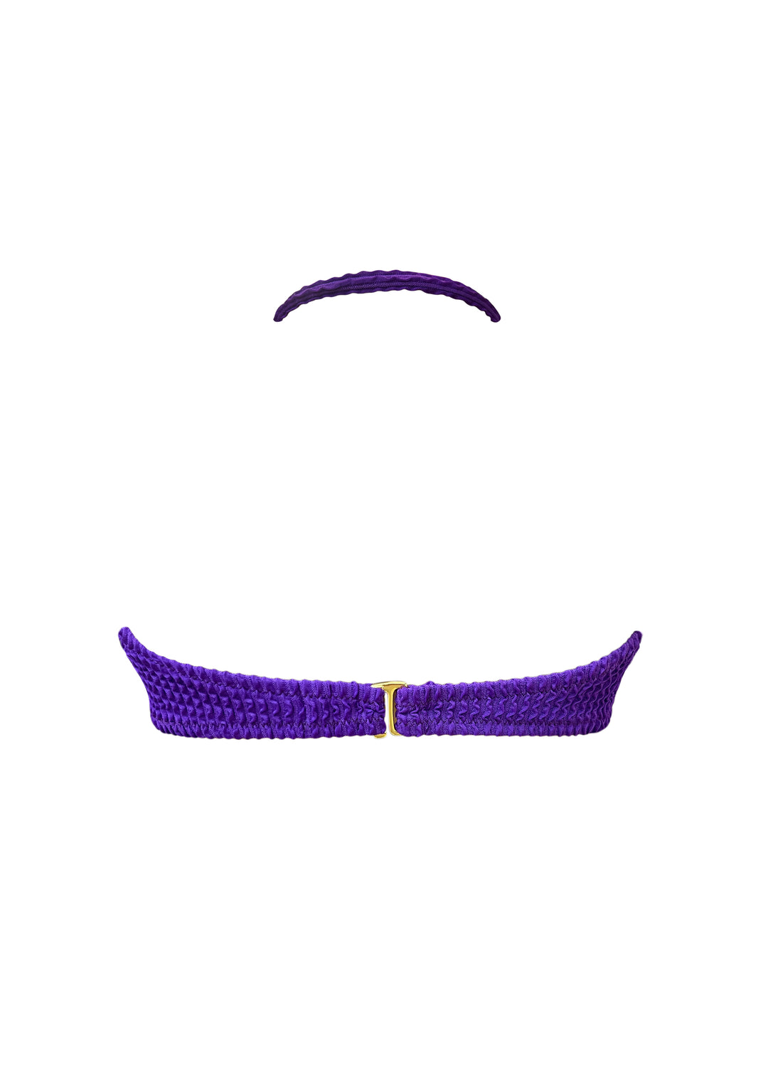 Tahiti Crinkle Bandeau Top w Removable Strips