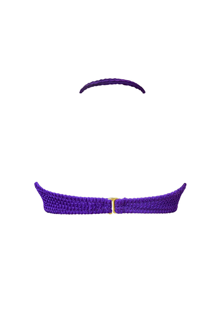 Tahiti Crinkle Bandeau Top w Removable Strips