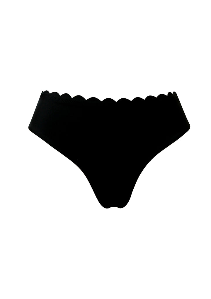 Venus Black Mid Rise Bottom
