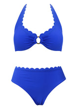 Load image into Gallery viewer, Venus Blue UW Halter Top with Mid Rise Bottom