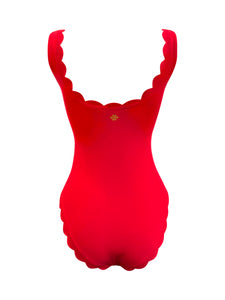 Maillot une-pièce rouge Venus