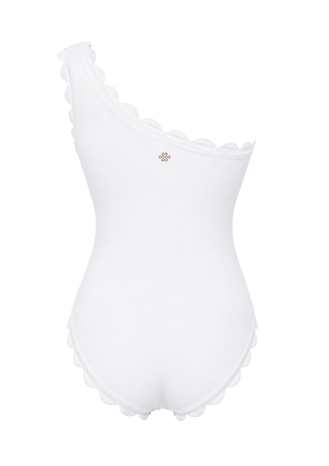 Venus Weißer One-Shoulder-Einteiler