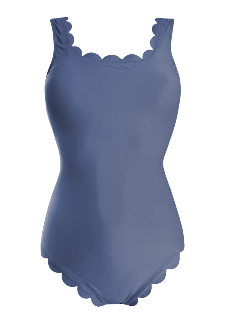 Maillot une-pièce bleu Vénus