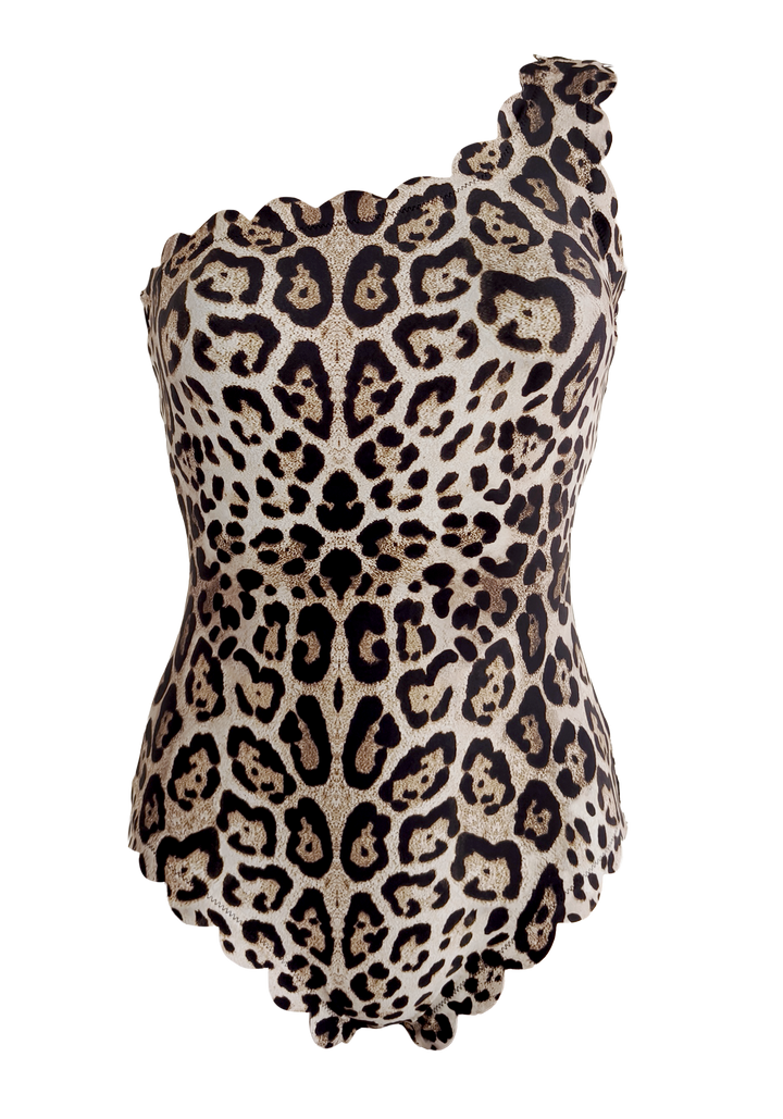 Venus Cheetah Over One Shoulder One Piece