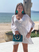 Load image into Gallery viewer, White Queen Kaftan - Resort Collection