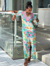 Load image into Gallery viewer, Phuket Holiday Front Slit Kaftan - Resort Collection