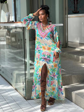 Load image into Gallery viewer, Phuket Holiday Front Slit Kaftan - Resort Collection