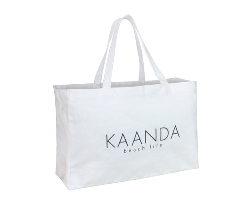 Kaanda Strandtasche - Weiße Farbe