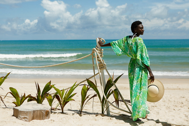 Garden Green Bella Maxi Dress - Resort Collection