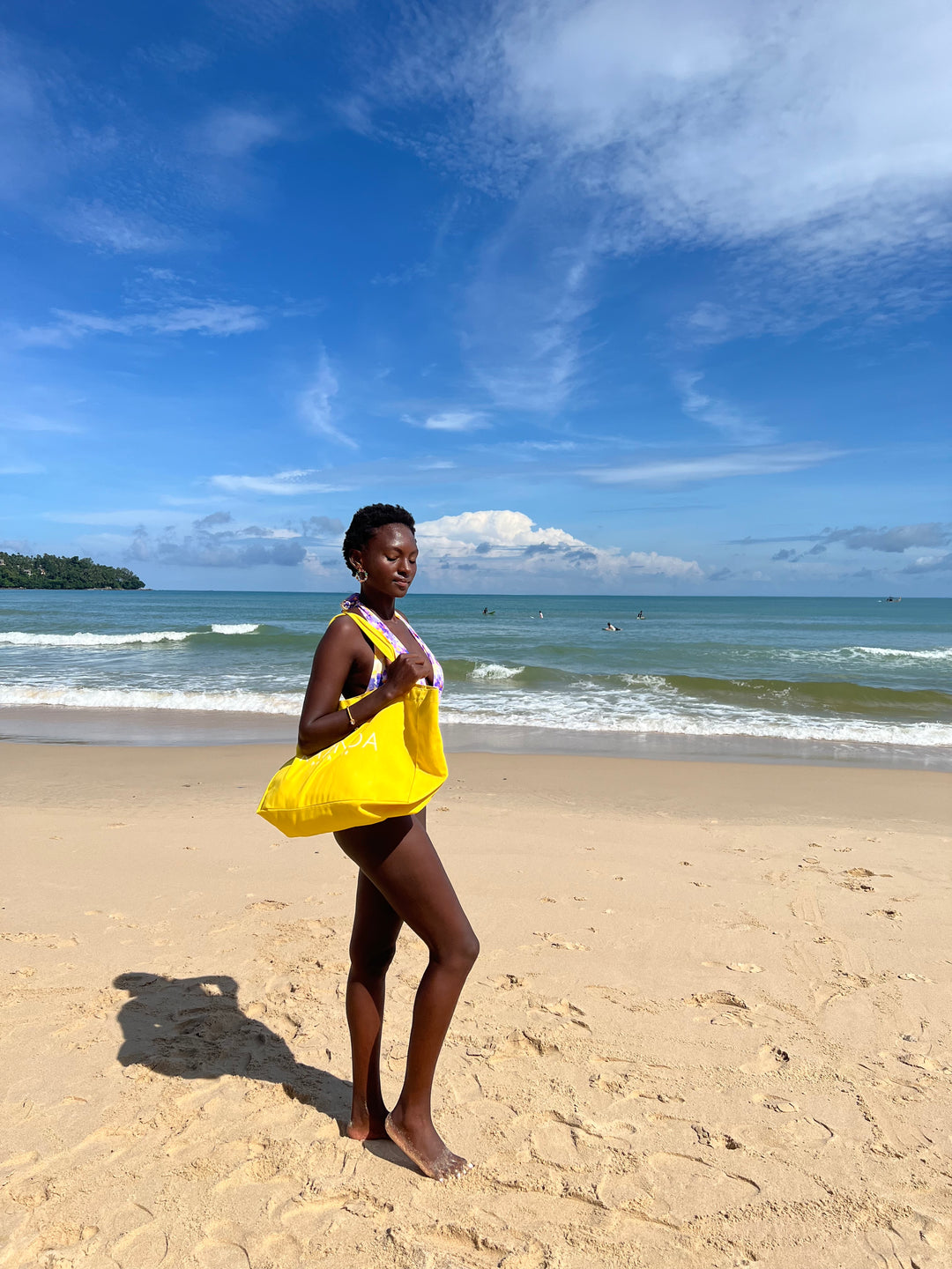 Kaanda Beach Bag - Yellow Color