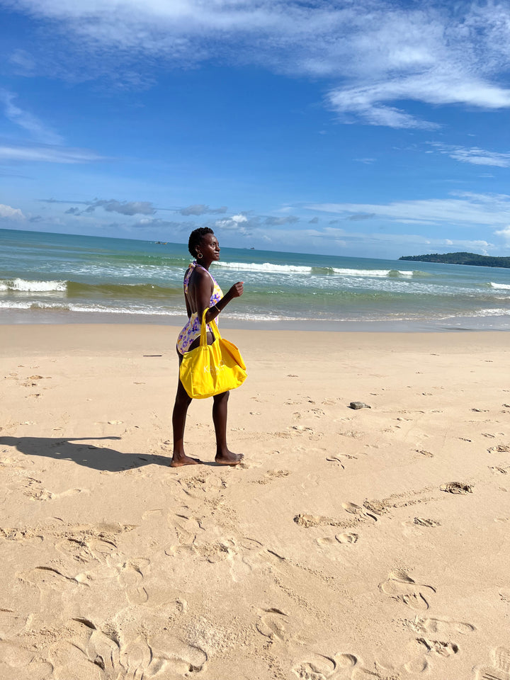 Kaanda Beach Bag - Yellow Color