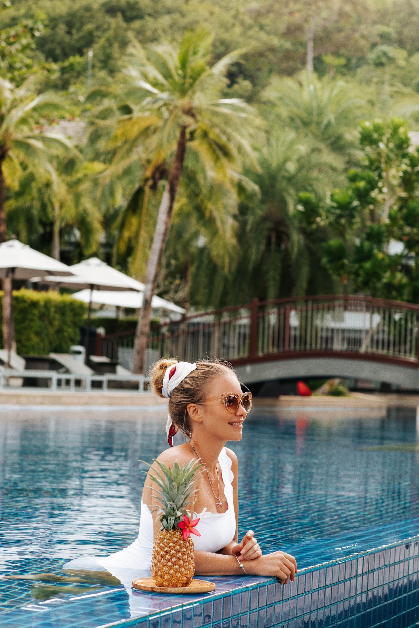 Venus White Over One Shoulder Onepiece – KAANDA beach life