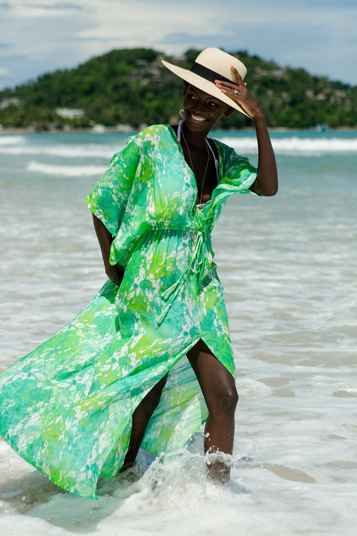 Garden Green Bella Maxi Dress - Resort Collection