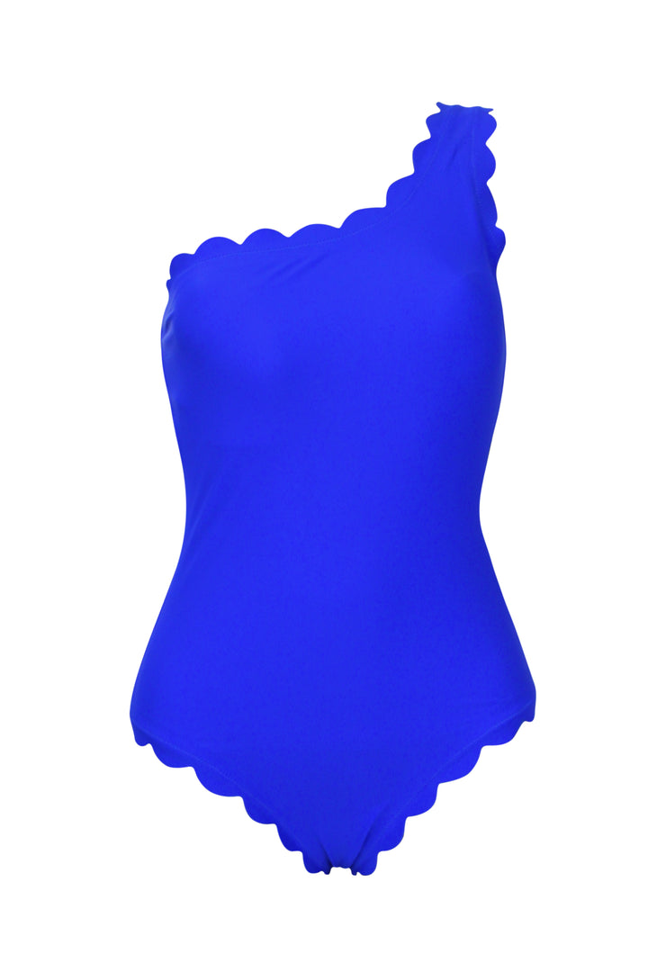 Venus Blue Over One Shoulder Onepiece