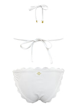 Cargar imagen en el visor de la galería, Venus White Triangle Top with Tie Side Bottom