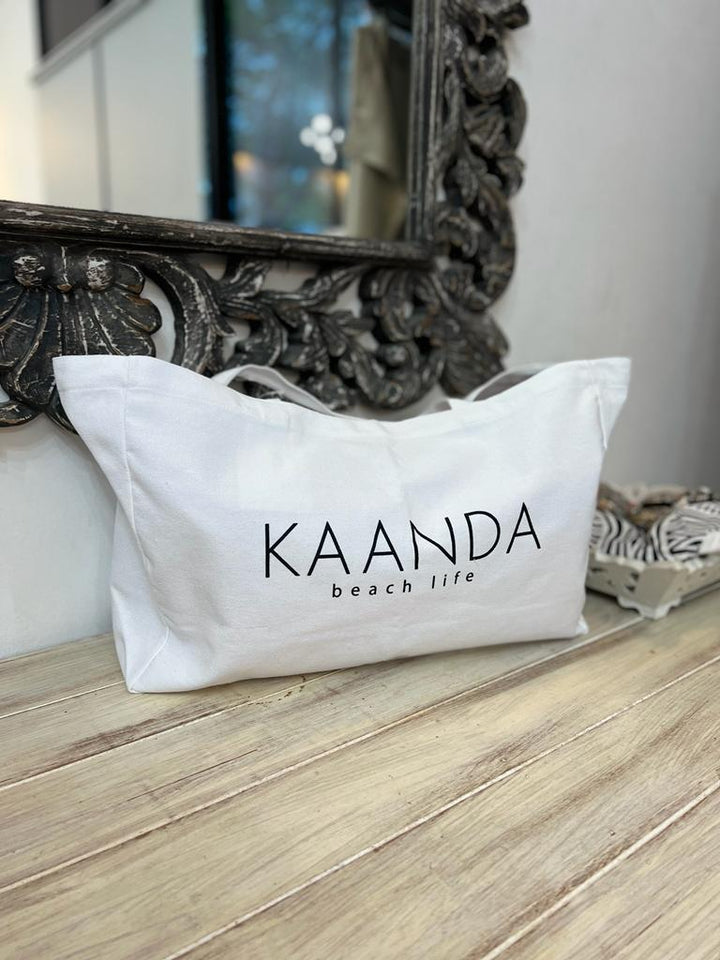 Kaanda Beach Bag - White Color