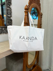 Kaanda Beach Bag - White Color